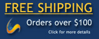 FREE SHIPPING ~ Orders over $100 Click here for details