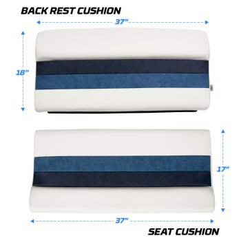 37" Deluxe Pontoon Replacement Seat Cushion 