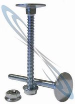 3" Plated Pontoon Deck Bolts