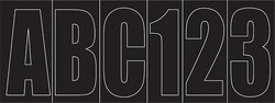 3" Lettering Kit-Black Block