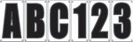 3" Lettering Kit-Solid Black