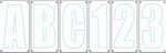 3" Lettering Kit-Solid White