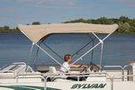 Show product details for 8' x 8' Universal Pontoon Top with Storage Boot