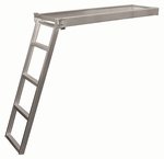 Underdeck Pontoon Ladder - Flat Front