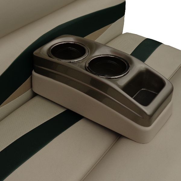thumbnail image 2 of Pontoon Double Drink Holder, Boat Cup Holder, Stainless Steel Pontoon Drink Cup Holder, Marine Couch Cup Holder Tray, Portable Boat Storage Organizer For Boat, Yacht, RV, Car 2 of 13