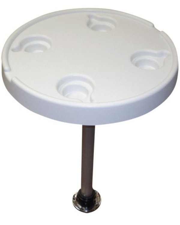 21" Large Round Plastic Pontoon Table