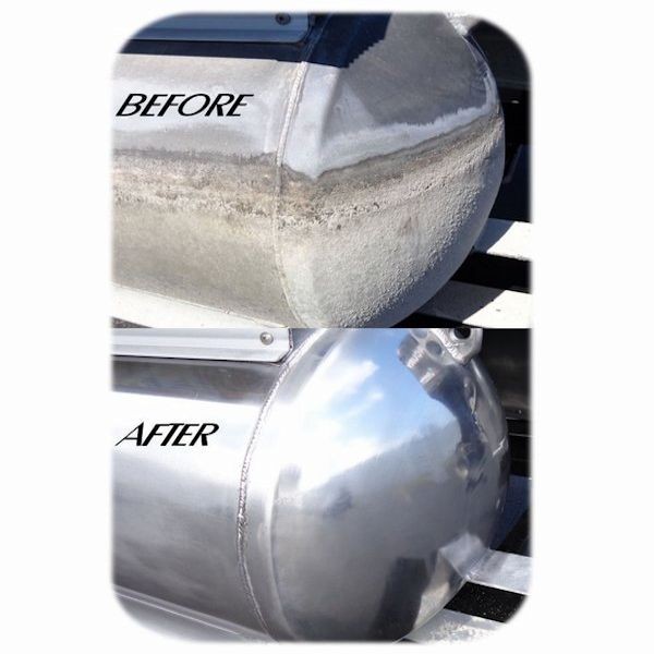  spring cleaning your pontoon boat tubes this aluminum pontoon cleaning