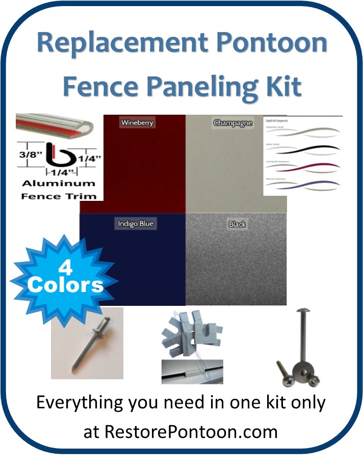 Pontoon Fence Paneling Kit 26"
