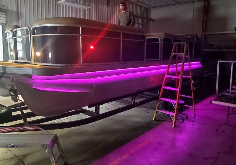 Pontoon Boat RGB Color Changing Light