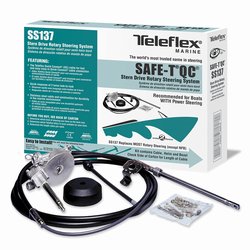 Safe-T-QC Stern Drive Rotary Single Cable Steering Kit