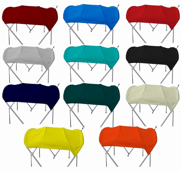 Pontoon Boat Bimini Top Kit 8'6" x 8' x 11/4" Sunbrella