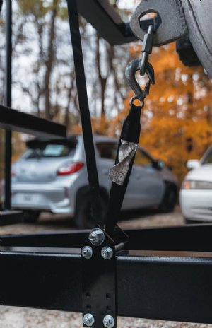 Trailer winch bracket