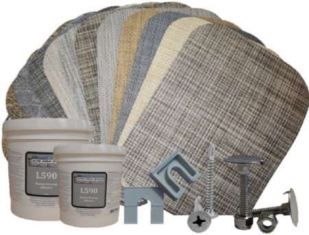 (25ft) 188mil Luxury Woven Vinyl Kit 