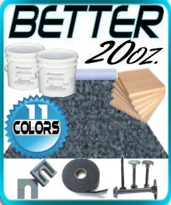 20oz Boat Carpet Decking Kit (8.5'W x 20' L)