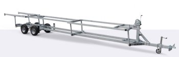 pontoon boat manual lift trailer