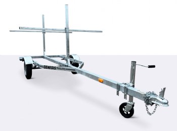 (16') 2 Canoe or 4 Kayak Trailer (850lbs Capacity)