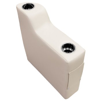 Left  Pontoon Boat Seat Arm- Stone