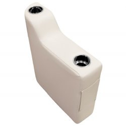 Right Pontoon Boat Seat Arm- Stone