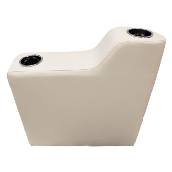 Right Pontoon Boat Seat Arm- Stone