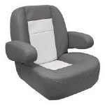 Mid Back Pontoon Helm w/ Flip Up Arm Rests
