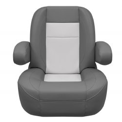 Mid Back Pontoon Helm w/ Flip Up Arm Rests