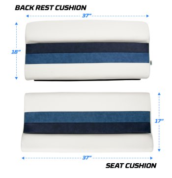 37" Replacement Pontoon Bench Cushion 