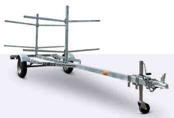 (14') 4 Canoe or 8 Kayak Trailer (650lbs Capacity)