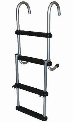 Pontoon Boat Ladder  - 4 Step Folding