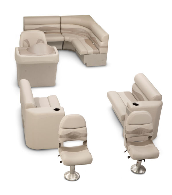 Taylor Made Pontoon Boat Seat Group For Fishing