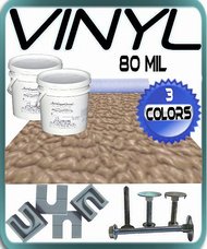 (25ft) 80 Mil Pontoon Vinyl Flooring Kit 