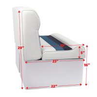 Wise Pontoon Boat Seat Dimensions