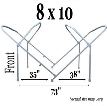 Sunbrella Pontoon Bimini Top Complete Kit - 8' x 10'