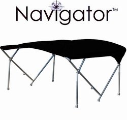 Heavy duty pontoon bimini top 8'6 x 10 with 1-1/4 inch frame