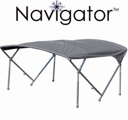 Heavy duty pontoon bimini top 8'6 x 10 with 1-1/4 inch frame