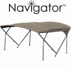 Heavy duty pontoon bimini top 8'6 x 10 with 1-1/4 inch frame