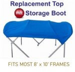 8' x 10' Replacement Top and Boot-IN STOCK, READY TO SHIP