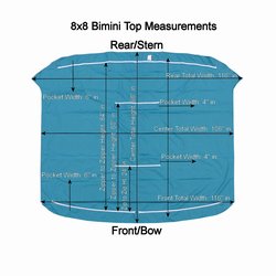 Replacement Pontoon Top & Storage Boot (8' x 8')