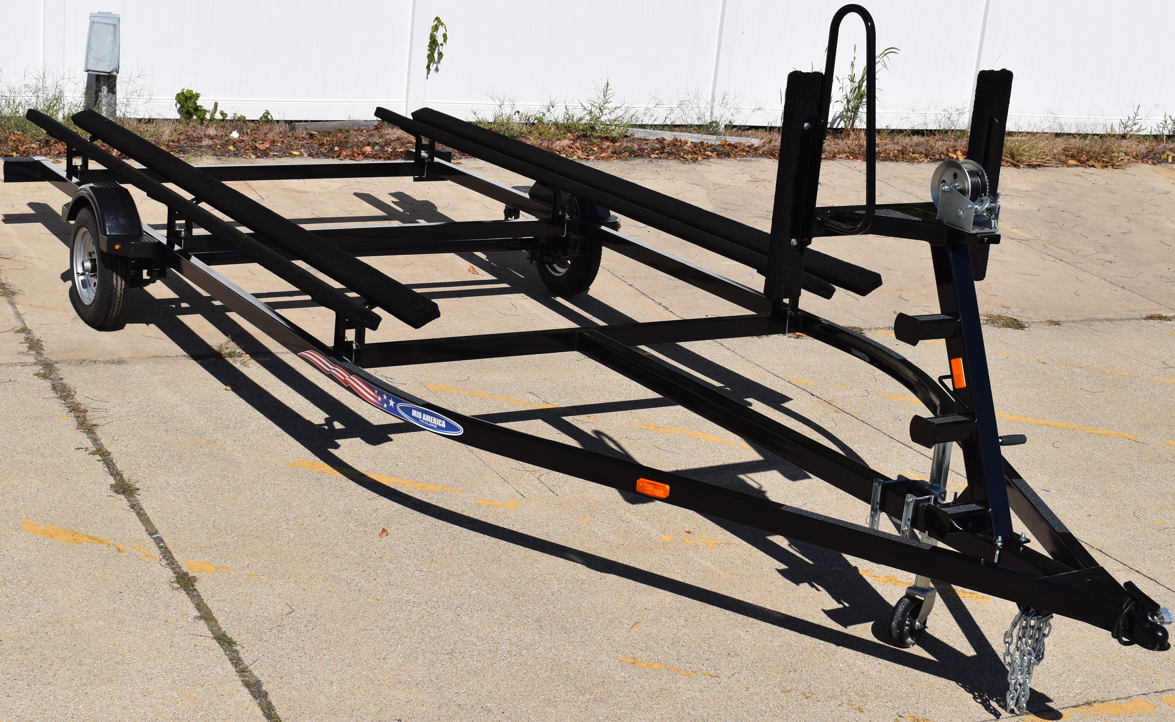 Single Axle Light Duty Pontoon Boat Trailer