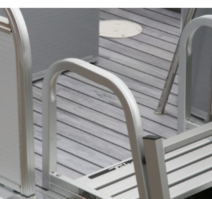 pontoon deck kit with teak marine flooring