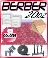 Berber Pontoon Carpet Deck Kit (8.5' W x 16' L)