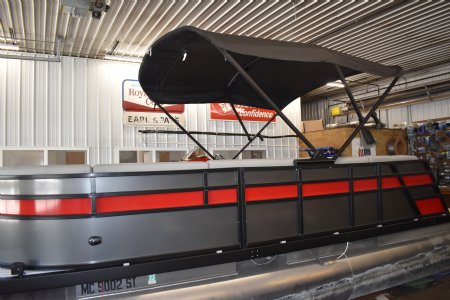 power bimini on a boat