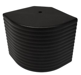 pontoon corner cap black