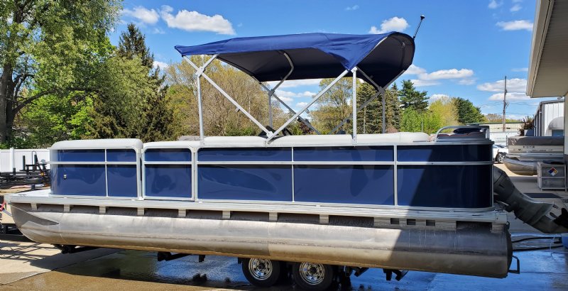 Indigo Blue Pontoon Boat Fence Paneling - Overstock