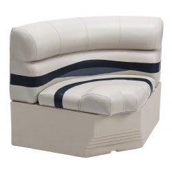 32" Bow Radius Pontoon Corner- Platinum/Cobalt/Navy