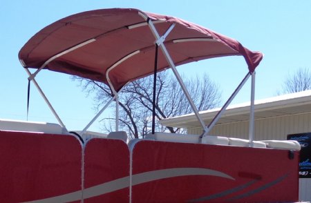 Sunbrella 8x10 Burgundy Bimini Kit