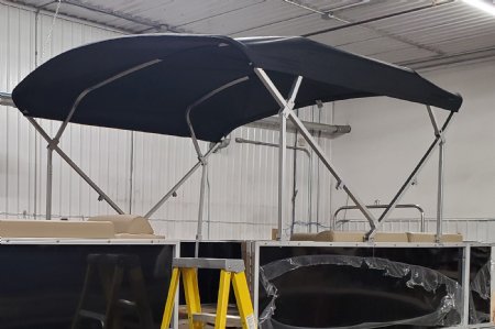 Sunbrella 8x10 Black Bimini Kit