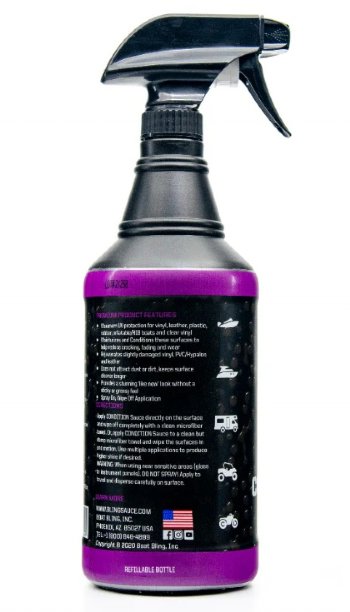 Bling Sauce Condition Sauce – Powerful UV Protection and Surface Restoration for Vinyl, Leather, and Rubber