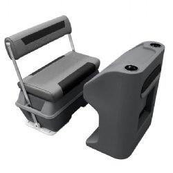DLX Pontoon Console w/ Swingback Cooler Package 