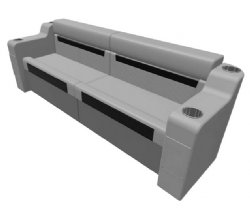  DLX Pontoon - Rear Couch Package 3 (88")