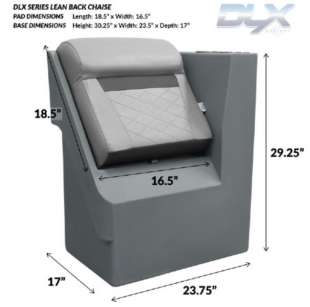 luxury pontoon lounge seat
